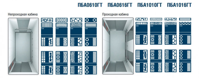 Лифт пассажирский ПБА1010ШТ, 1000 кг